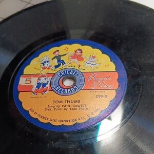 Cricket Records Tom Thumb Vinyl